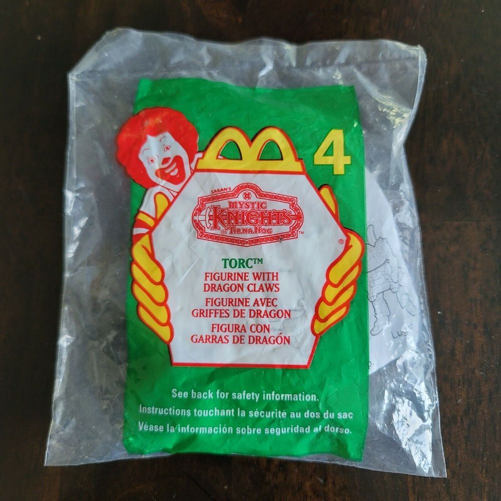 Disney 1999 Mystic Knights  #4 Torc  McDonald's Happy Meal Toy New‎ Sealed Bag